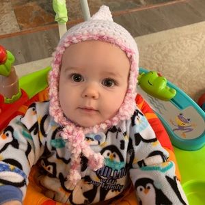 Homemade baby gnome hats